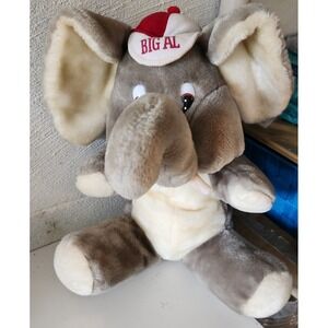 Vintage Crimson Tide Football Alabama 1986 Bama Elephant Plush Rare‎